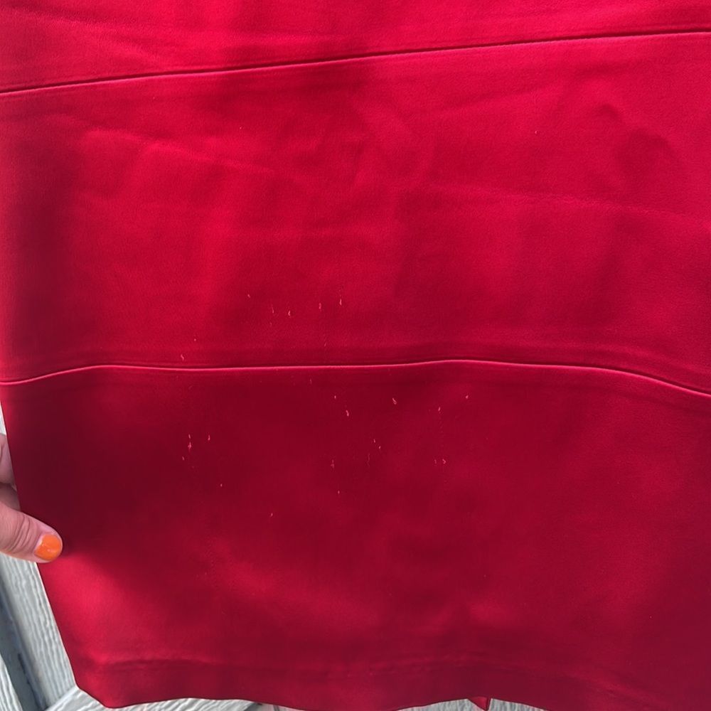 Red satin bandage dress - Picture 2 of 3